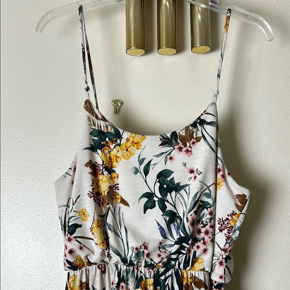 NAIF Blue and White Halter Maxi Sundress for Weddings - Picture 2 of 8